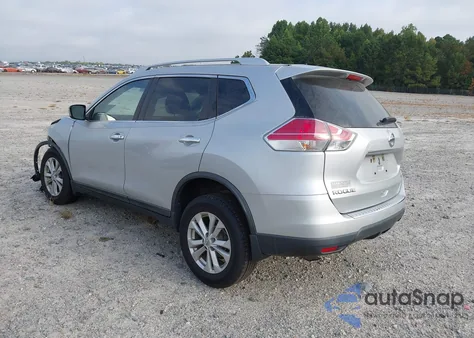 2015 Nissan Rogue Sv из США, поврежденный, VIN KNMAT2MV1FP546187